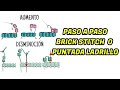 👧 PUNTADA LADRILLO o BRICK  STITCH 😮 - IMPOSIBLE NO APRENDER !!! 🤗 [Paso/Paso]