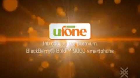 Ufone BlackBerry Bold | Xdynamix Media Communications