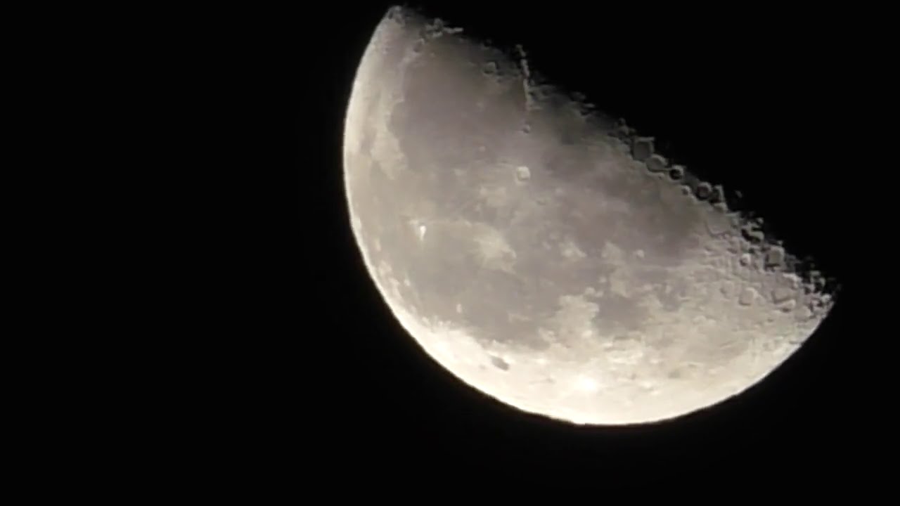 Наблюдение за Луной, 8 ноябрь 2020 год. Исходные файлы, без редакции.