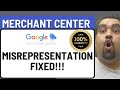 Google Merchant Center GMC Misrepresentation Suspension Fixed!! 2025