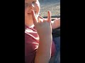 Lil man's first time driving.