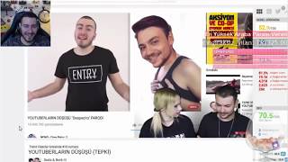 Enes Batur Di̇ss Şarkisina Gelen Tepki̇leri̇ İzli̇yordespacito Parodi