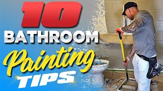 10 Bathroom Painting Tips.  A Toilet Room Makeover.