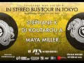 In stereo bus tour in tokyo supported by oto music and wav at xex nihonbashi