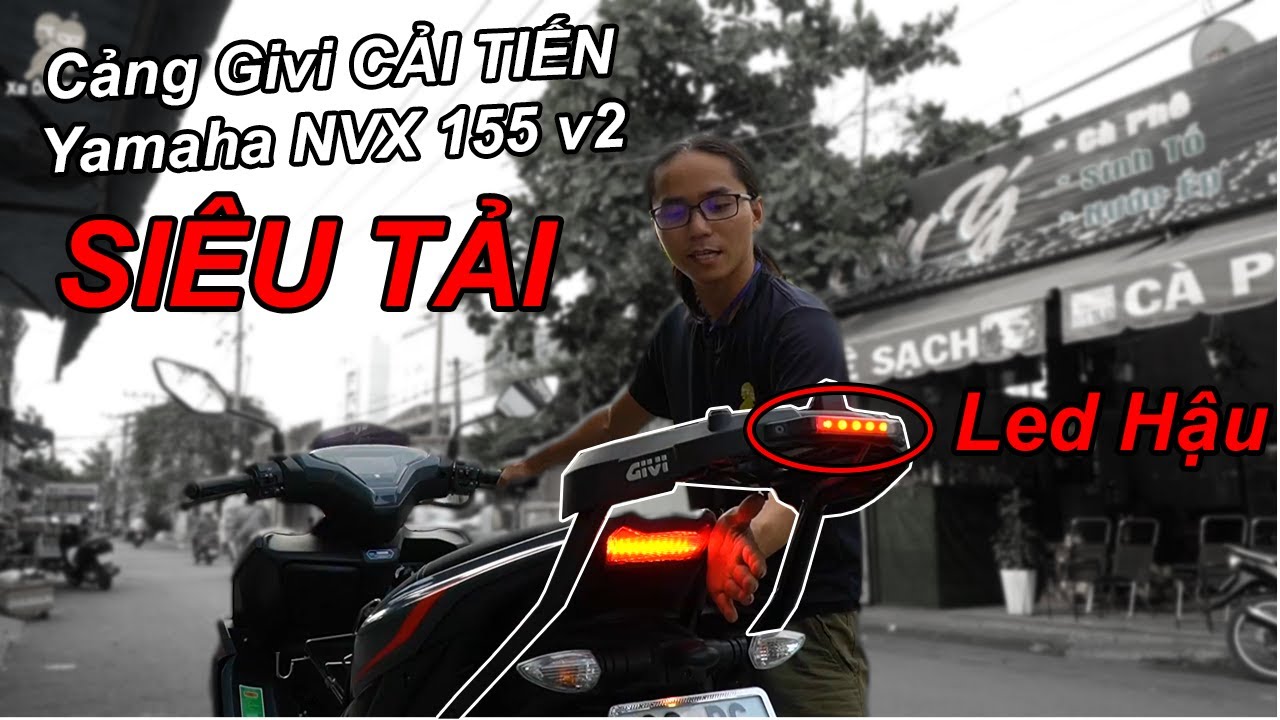 Hướng Dẫn Lắp CẢNG GIVI SRX MẪU MỚI Cho Xe Yamaha NVX155 v2 – Xe Ôm Shop