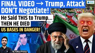 Iran Regime Crackdown Suicide Video That Shocked The World Trump, Nuclear Talks & War