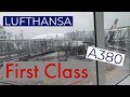 Lufthansa A380 FIRST CLASS to Miami | flight review | great experience