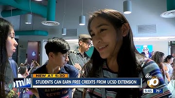 Free UCSD Extension credits for high schoolers