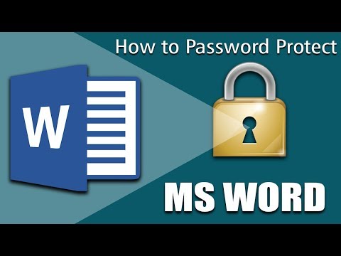 How do you unlock a Microsoft Word document?