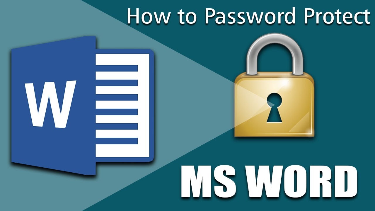 How To Lock And Unlock Microsoft Word Documents Youtube