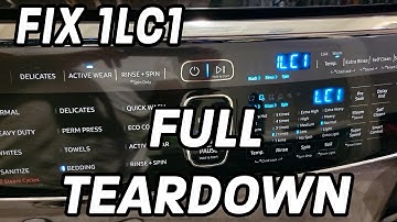Samsung Flexwash 1LC1 / LC1 fix. Teardown and open locked door procedure.