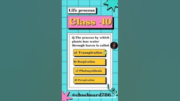 ⚡ Class 10 Science | Life Processes | Top 10 Most Important MCQs 💯