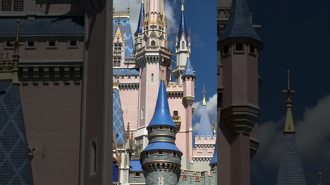 Cinderella Castle Painting Update at Disney Magic Kingdom ✨