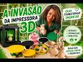 A INVASÃO DA IMPRESSORA 3D NO MERCADO DE FESTAS.