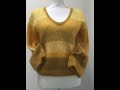 Мохеровый свитерок из остатков пряжи. Simple knit sweater