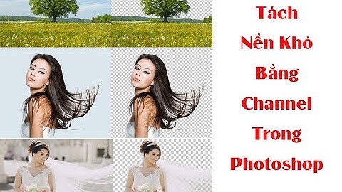 Hướng dẫn tách hình ra khỏi nền bằng photoshop cs6