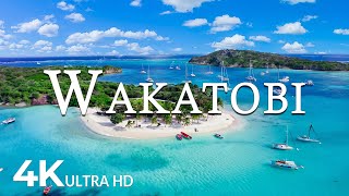 FLYING OVER WAKATOBI (4K UHD) – Soothing Music Along With Beautiful Nature Video - 4K Video ULTRA HD