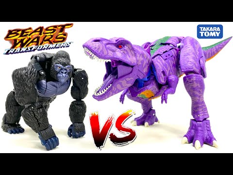 Transformers BEAST WARS BWVS-01 Eternal Beast Showdown OPTIMUS PRIMAL VS MEGATRON Takara Tomy Review