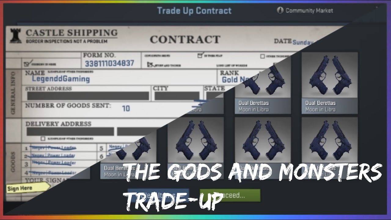 CS:GO - Low Risk Trade Up Contract #59 PROFIT!!! - YouTube
