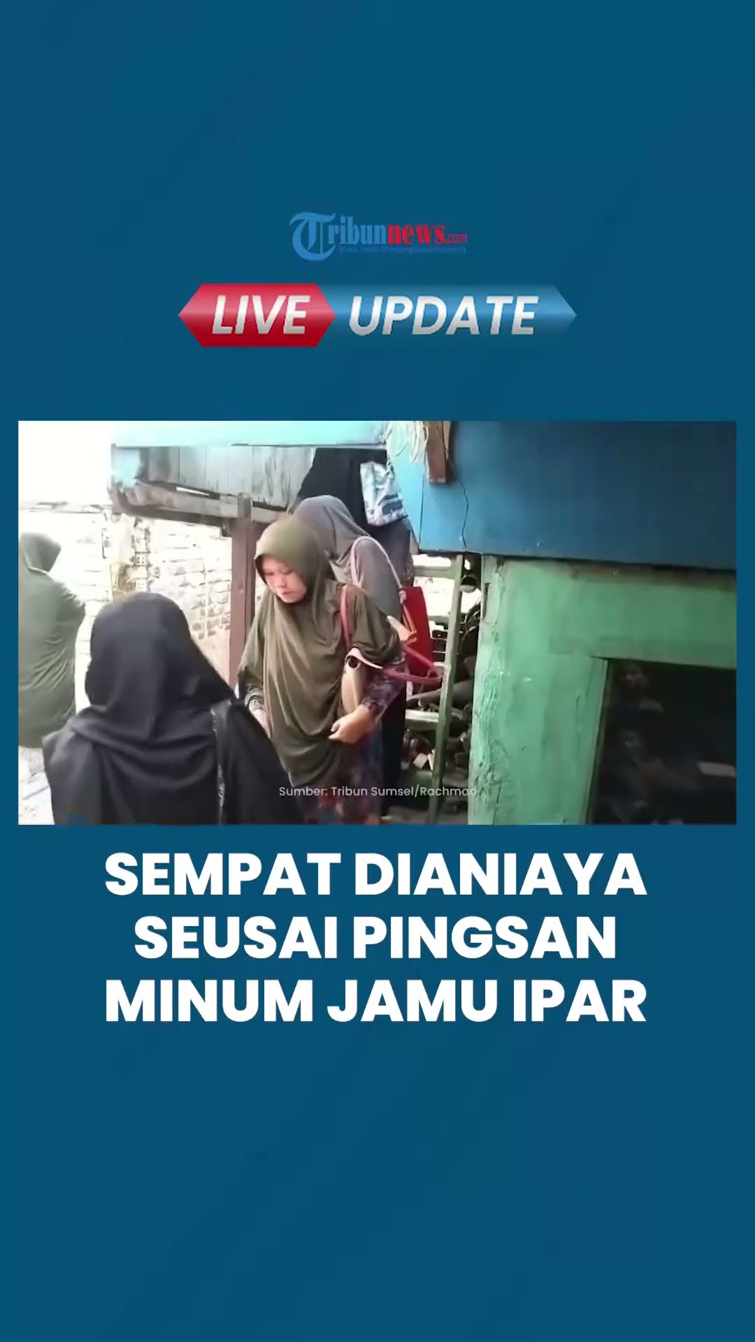 ABG di Palembang Tewas, Diduga Sempat Dipukuli seusai Pingsan gegara Minum Jamu Racikan Kakak Ipar