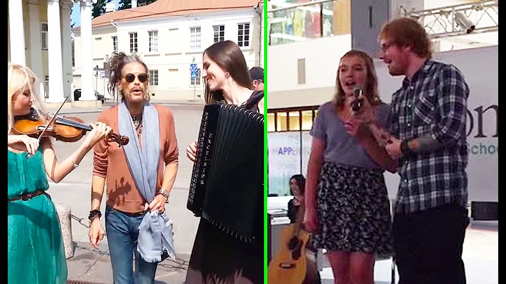 When Celebrities Surprise Street Performers By Singing With Them - DayDayNews
