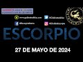 Horóscopo Diario - Escorpio - 27 de Mayo de 2024.