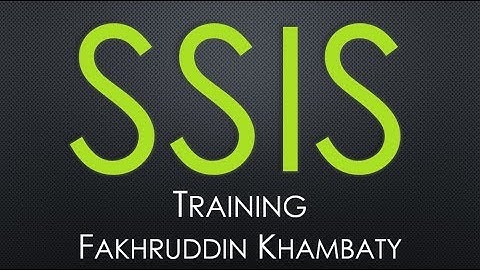 SSIS Class 4 - First Demo