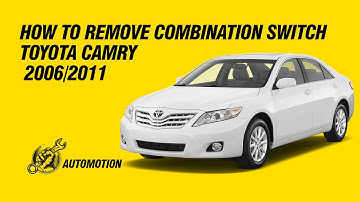 TOYOTA CAMRY COMBINATION SWITCH REMOVAL