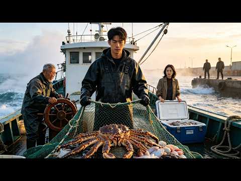A young man is expelled after being deducted by the boat owner, ventures into the deadly deep sea to catch sky-high king crabs, and crushes the villain's suppression to dominate the fishing port