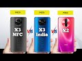 Poco X3 Vs Poco X2 Vs Poco X3 NFC Full Comparison