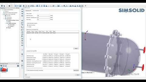 Stress Linearization in Altair SimSolid