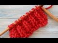 English Rib / Fisherman's Rib Knitting Stitch Variation (Slip 1 as if to Purl, K YO tog)