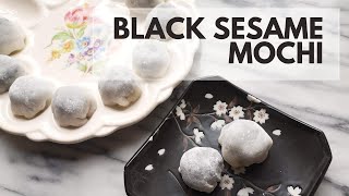How To Make Black Sesame Mochi