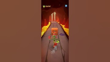 Crash Bandicoot: On the Run! Dino Might! Challenge Runs Gem Run 🟡 Collect All The Wumpa Fruit!