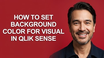 How to Set Background Color for Visual In Qlik Sense - KevinHowTo