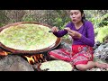 Cooking 12 Egg with Bitter sprouts Taste delicious - Grilled 12 Egg  in clay & Eat delicious # 147