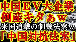 【ざまぁ！俺の大っ嫌いな中国電気自動車メーカーが倒産ｗかつて国内シェア3割の大企業！】しかもここで米国追撃の中国制裁法案第2弾キタぁ！しかもSHEIN対象だぜ！OPPOは半導体事業停止だし、若者失業率