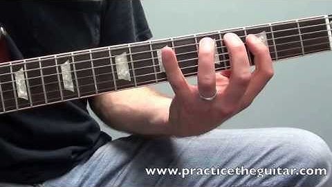 Guitar Lesson-Scale Exercise-G Minor Pentatonic Legato Groupings of 3 Sequence-Backing Tracks