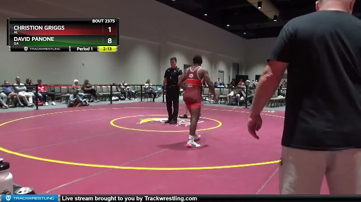 152 Lbs Semifinal - Christion Griggs, AL Vs David ...