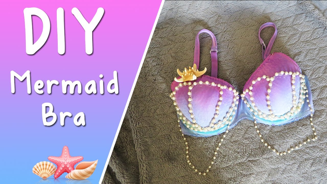 DIY: Gradient Mermaid Bra! / Mermaid! 