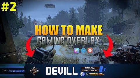 HOW TO MAKE GAMING  ANIMATED OVERLAY LIKE SCOUT || KINEMASTER TUTORIAL|| PART 2 |