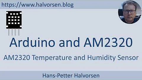 Arduino and AM2320 Temperature and Humidity Sensor with I2C Interface