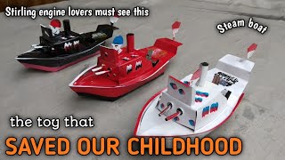 STEAM BOAT (Kapal otok otok) mainan legendaris anak-anak jadul era 80-90an.