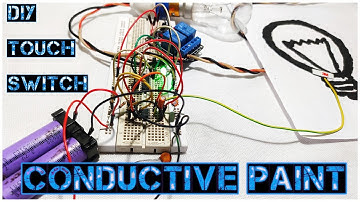 how to make conductive paint | control home appliances with touch | DIY
