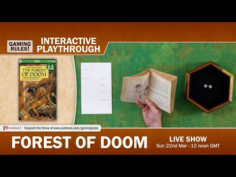 Forest of Doom - live interactive playthrough with Paul Grogan