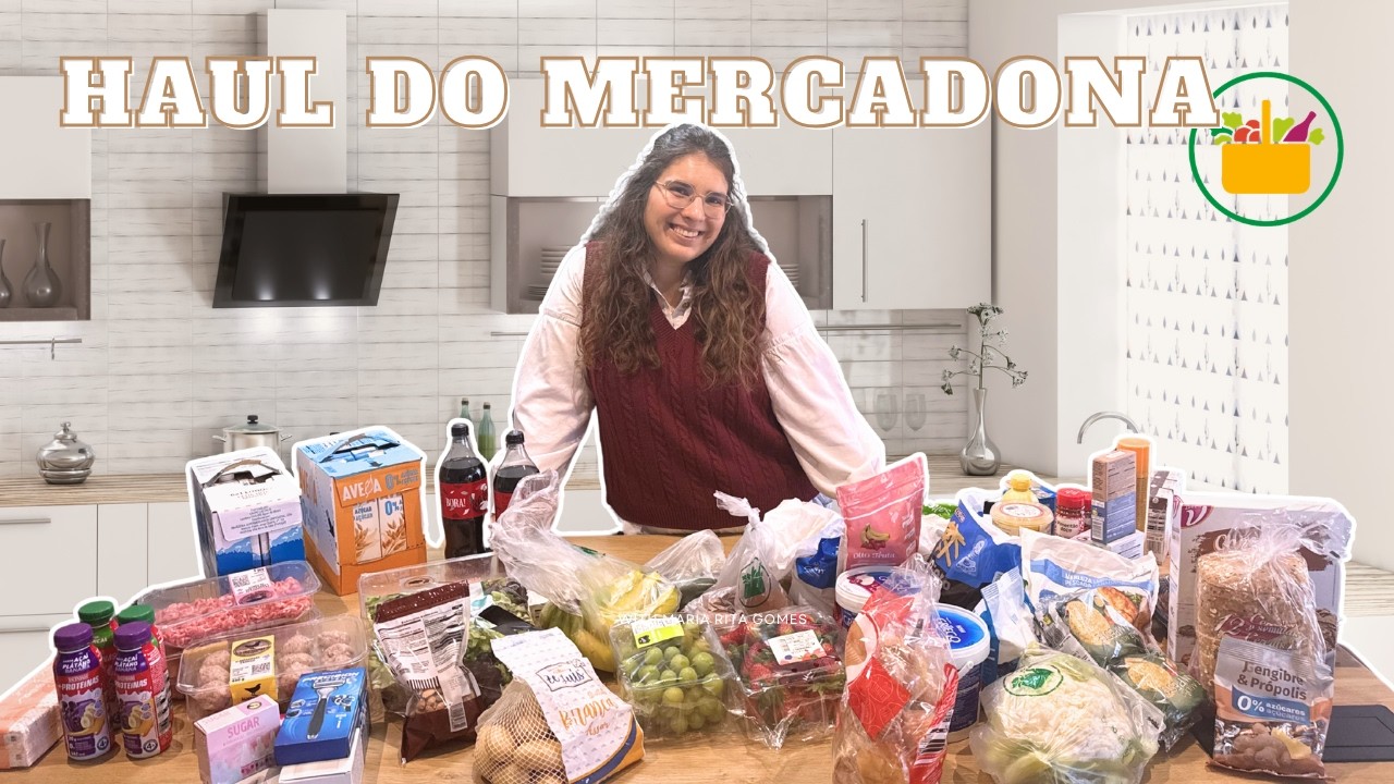 O MAIOR HAUL DO MERCADONA QUE JÁ FIZ || Maria Rita Gomes