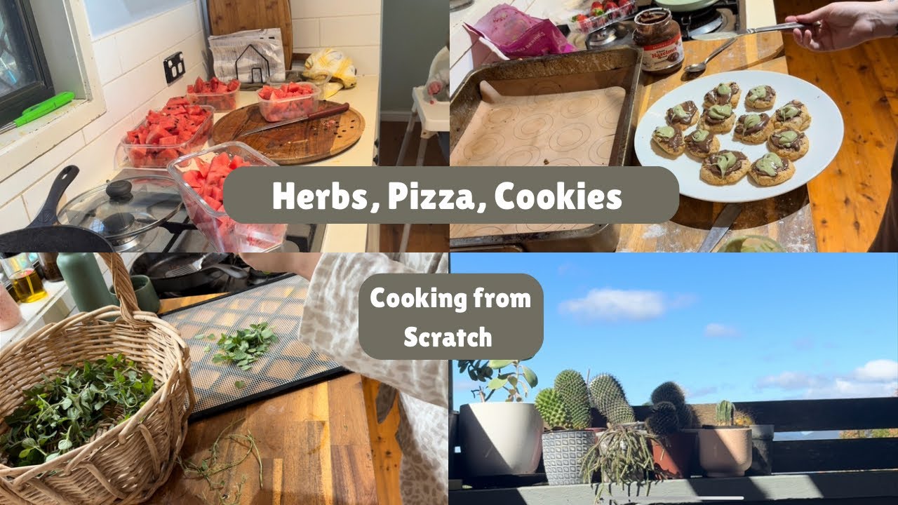 Frugal Kitchen - home grown herbs, cooking from scratch, more watermelon 