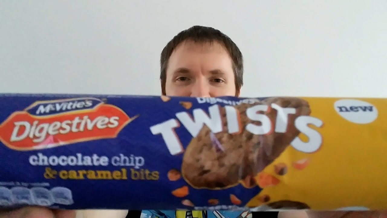 McVitie's Digestive Twists Chocolate Chips & Caramel Bits Review