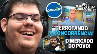 CASIMIRO ABRIU UM MERCADO (TEM JINGLE E TUDO!)  SUPERMARKET SIMULATOR #01 | Cortes do Casimito