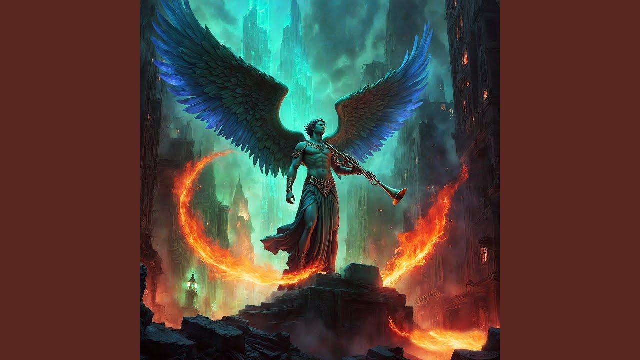 Apocalypse 1st Trumpet Fire with blood falls